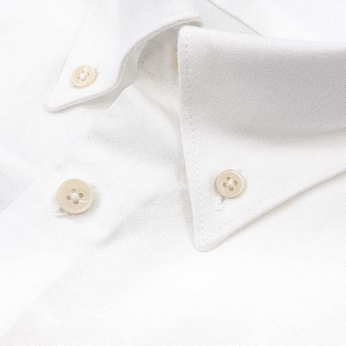 Camicia Bianca con Colletto Button-Down
