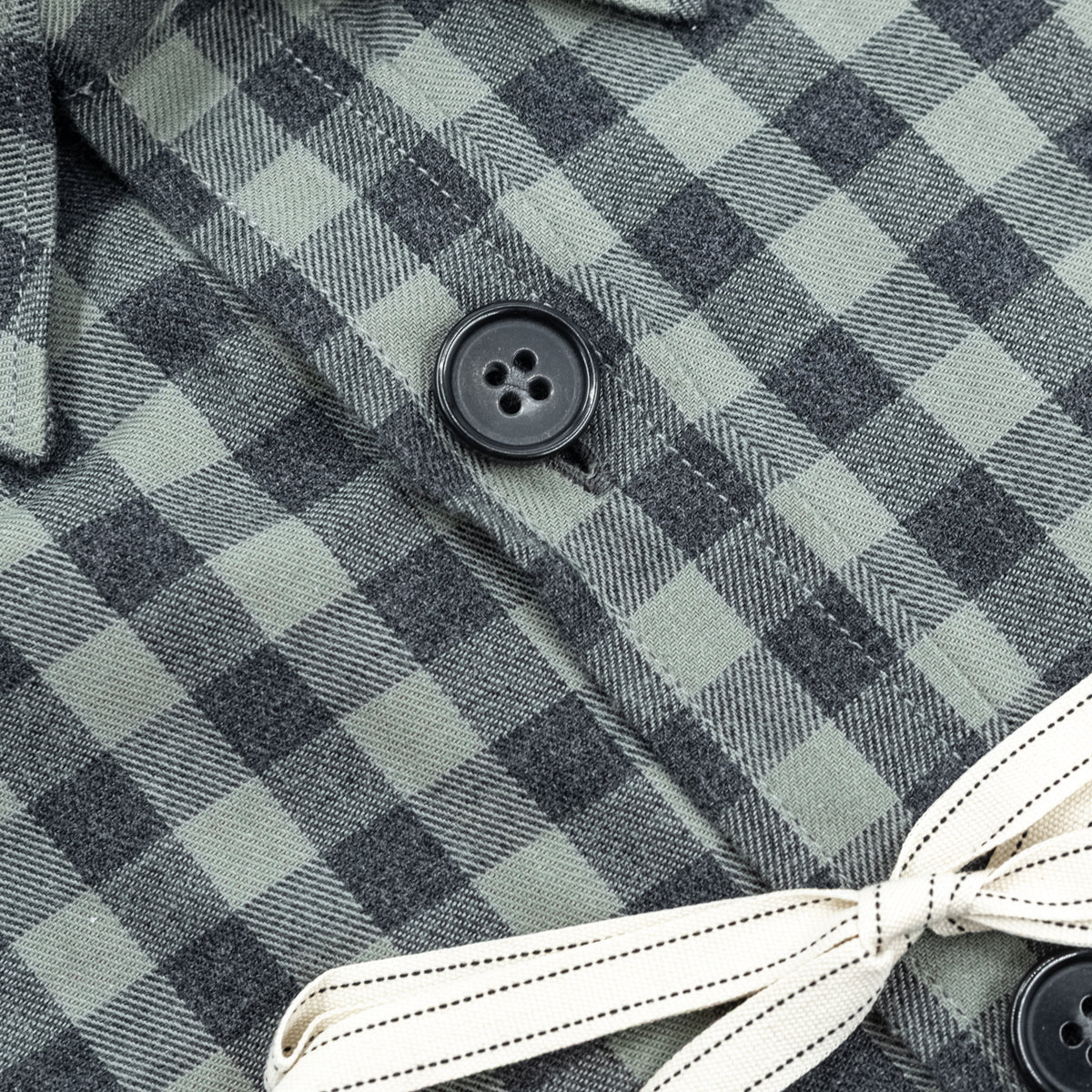 Camicia a Quadri Verde Salvia e Grigio Antracite