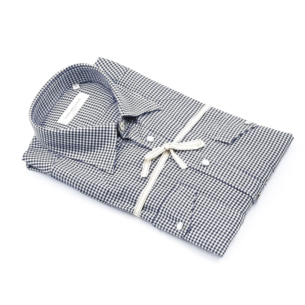 Camicia a Quadretti Blu e Bianco
