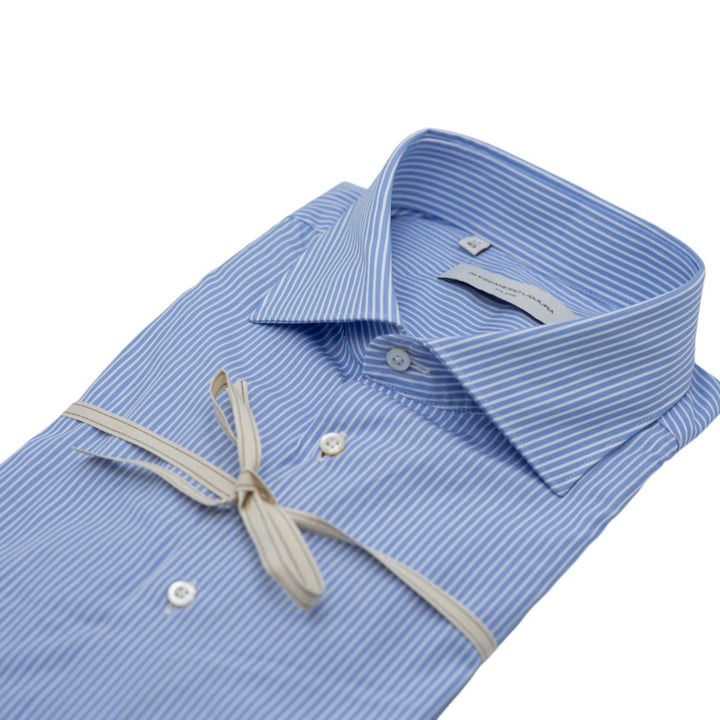 Camicia a righe Azzurro-Bianco