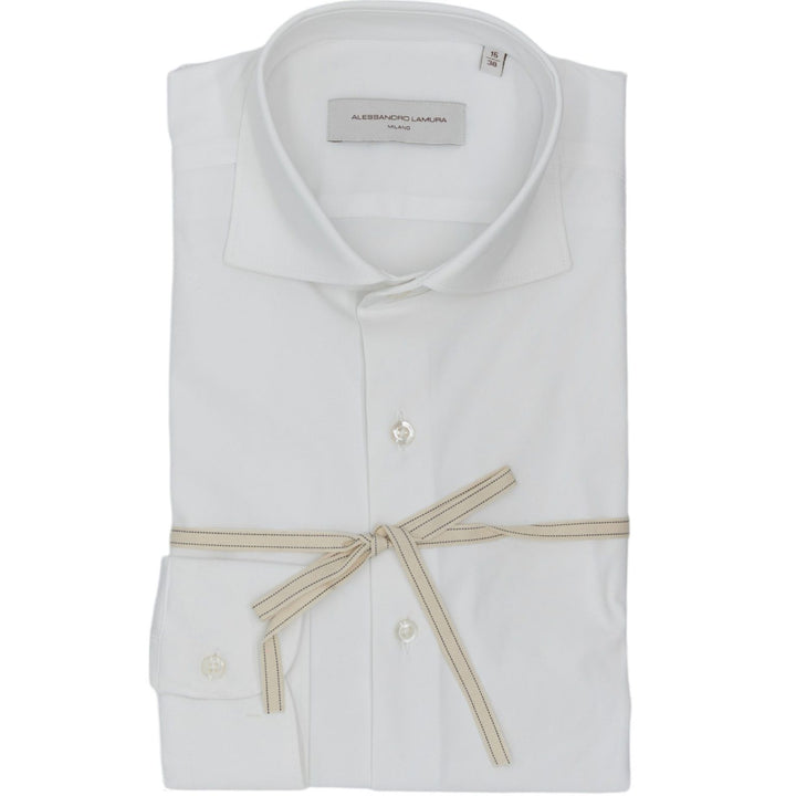 Plain White Shirt – French Collar