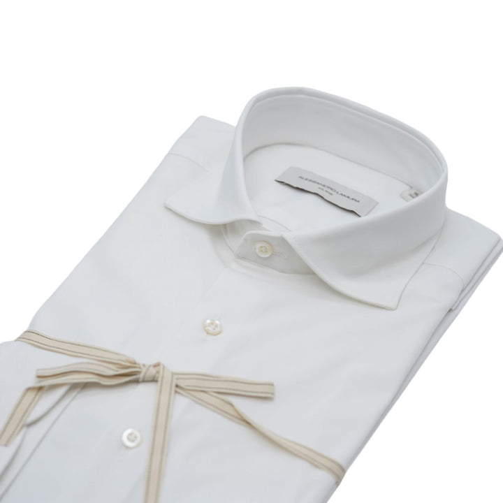 Plain White Shirt – French Collar
