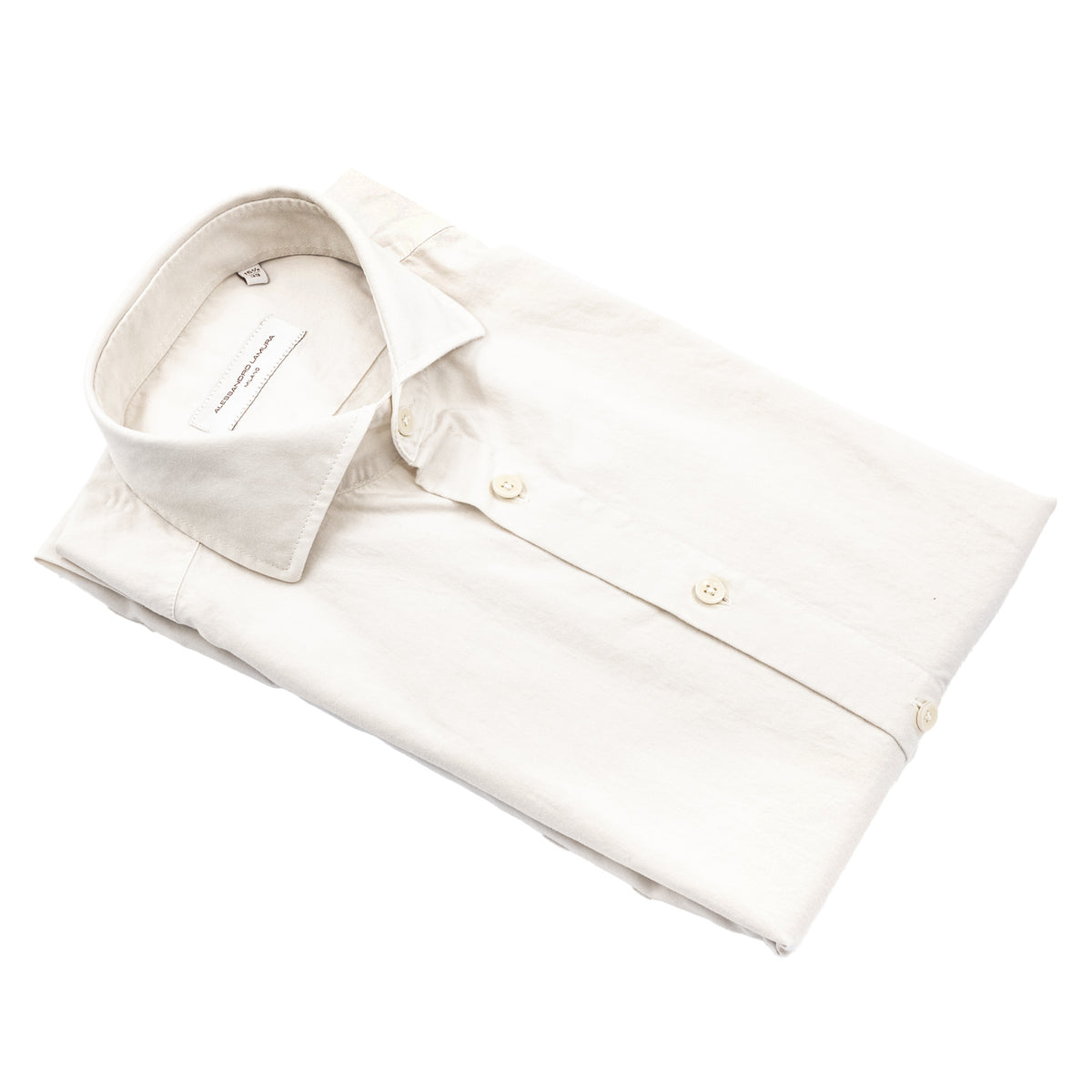 Camicia Bianco Avorio con Colletto Classico
