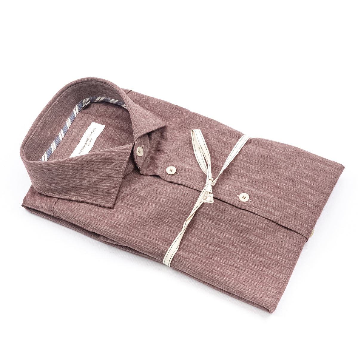 Camicia Spinata Bordeaux