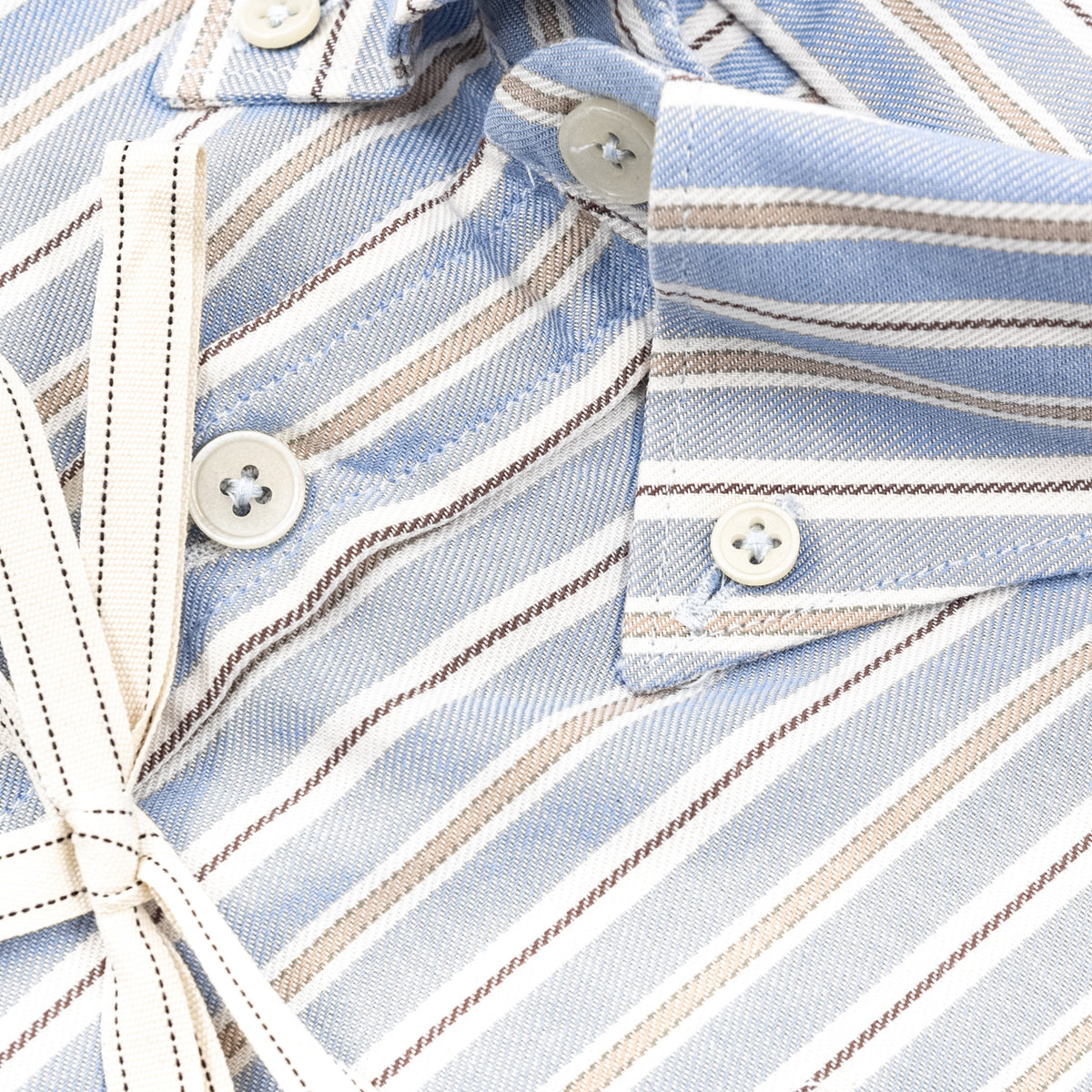 Camicia a Righe Azzurre Button Down