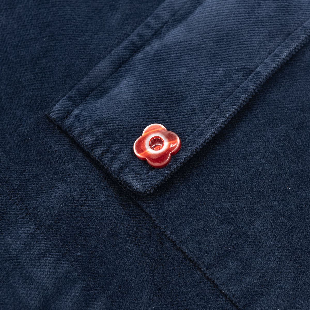 Giacca Camicia Blu Navy Effetto Washed