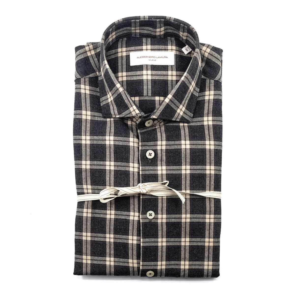 Camicia Antracite a Quadri