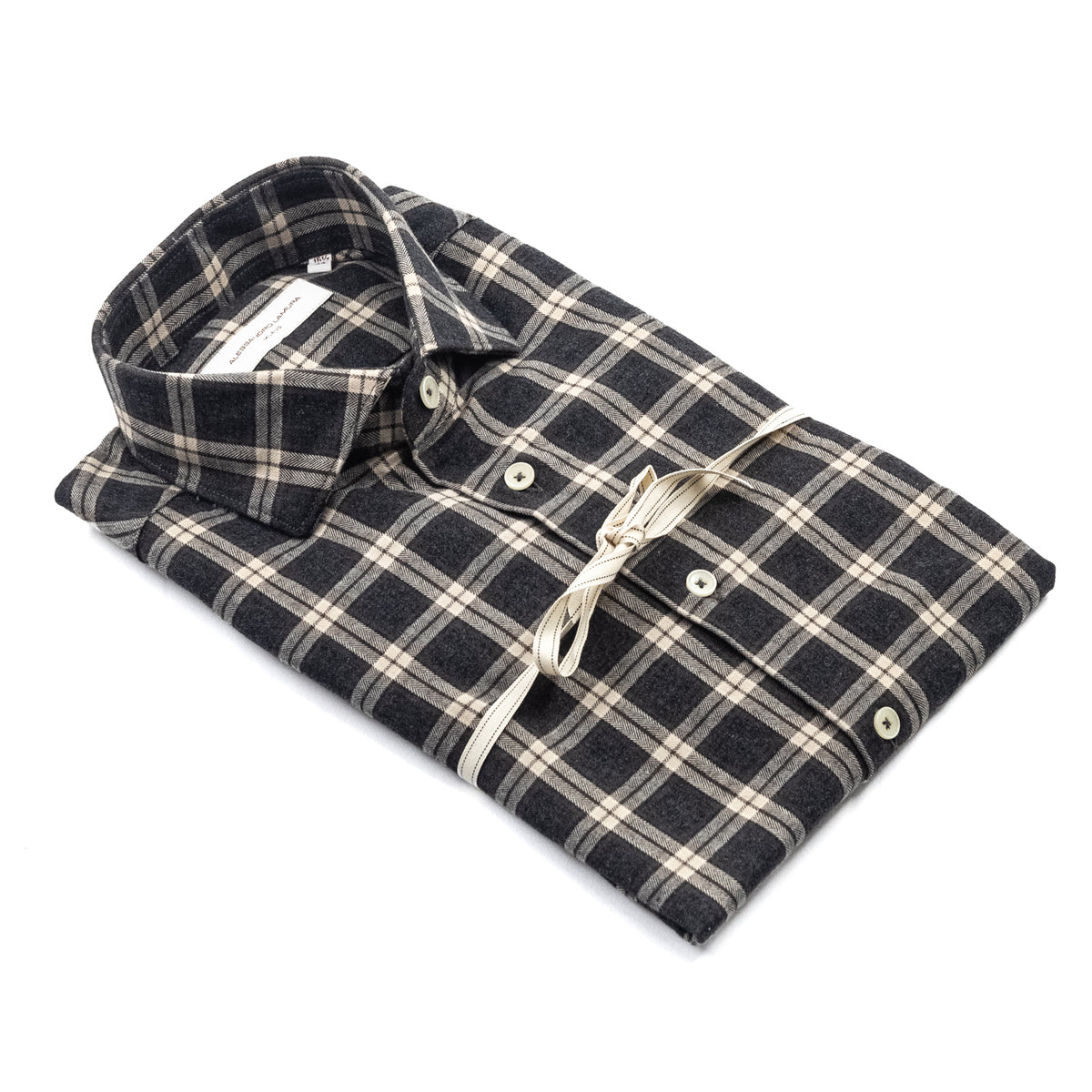 Camicia Antracite a Quadri