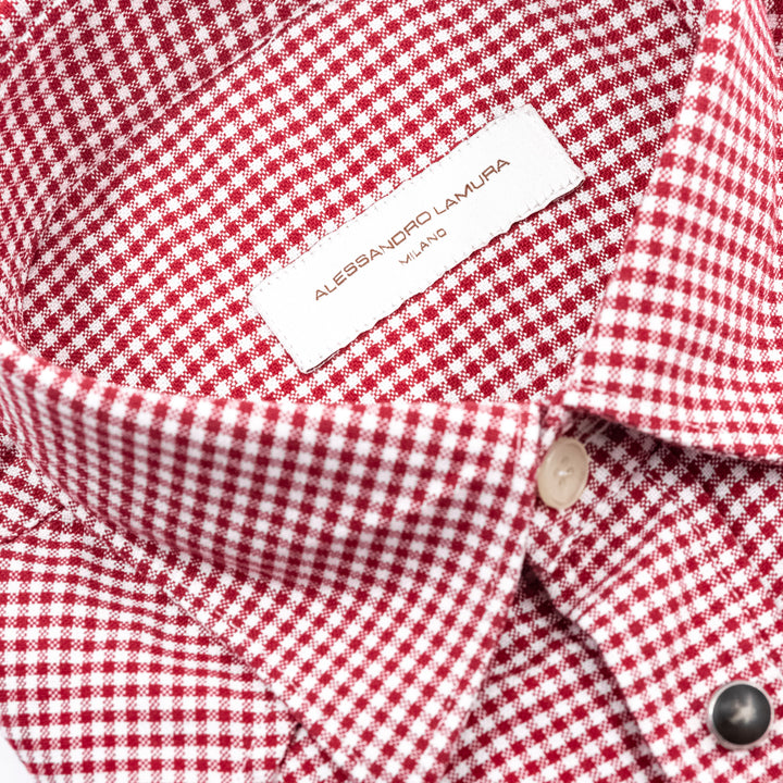 Camicia Vichy Rossa e Bianca