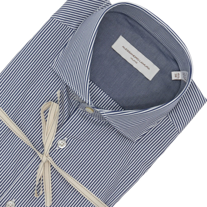Camicia Fantasia A Riga – 100%Cotone