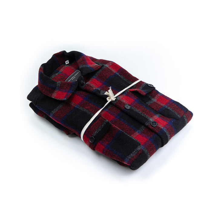 Checked Overshirt Shirt – Italian Collar