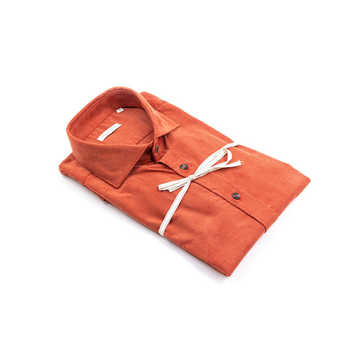 Camicia In Velluto – 100%Cotone – Collo Francese
