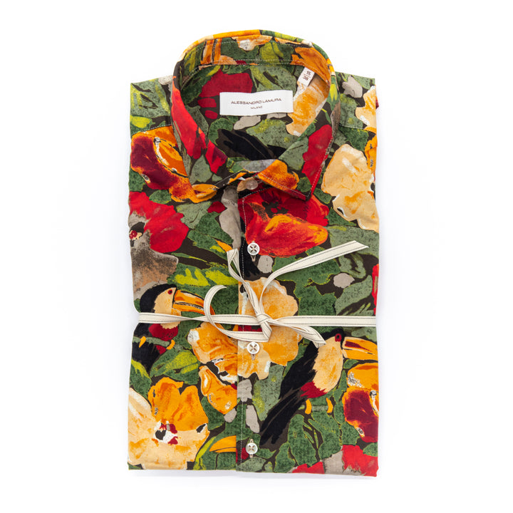 Camicia con Stampa Floreale