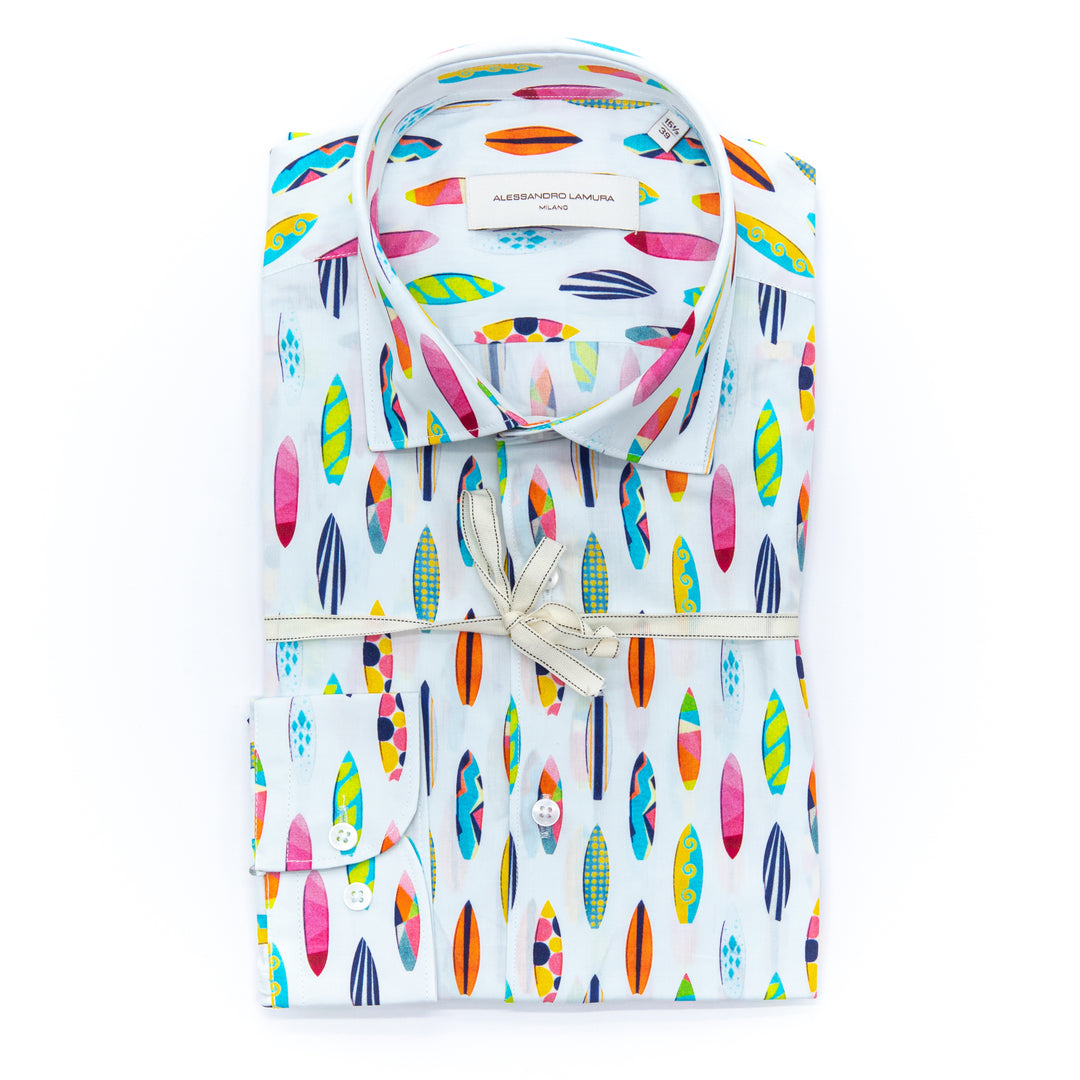Camicia con Stampa Surf