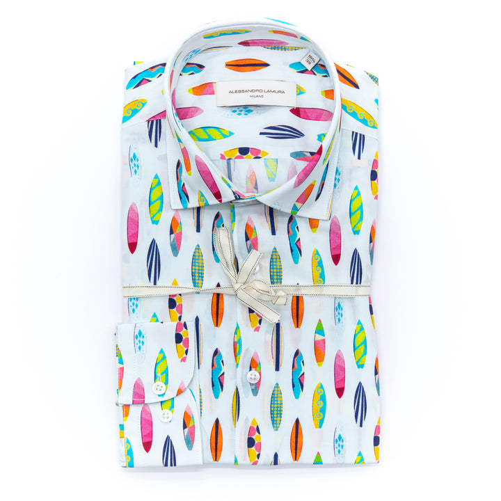 Camicia con Stampa Surf