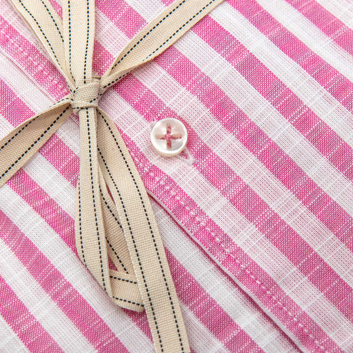 Camicia con Righe Rosa