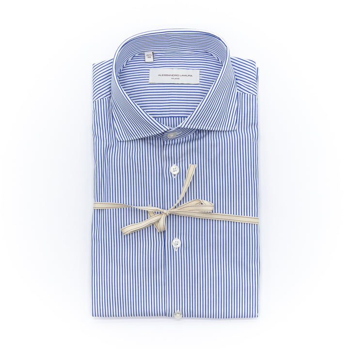 Camicia Classica a Righe Blu
