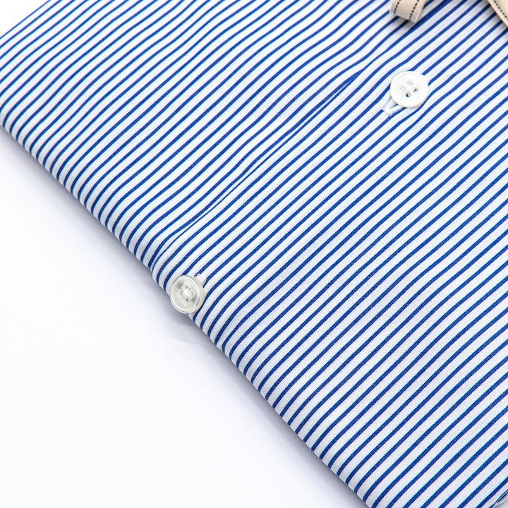Camicia Classica a Righe Blu