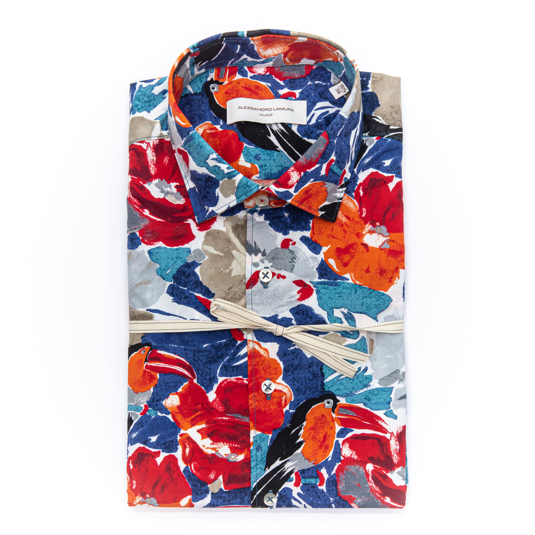 Camicia Fantasia Tucani Multicolor