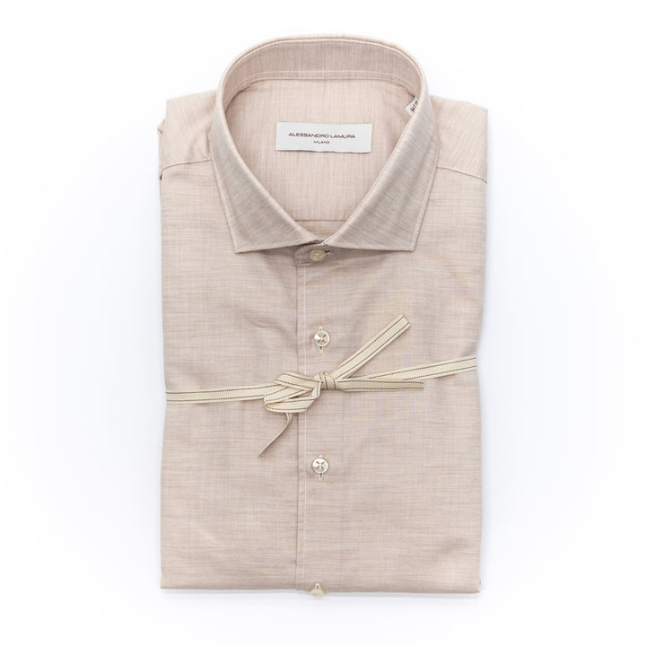 Camicia Beige in cotone