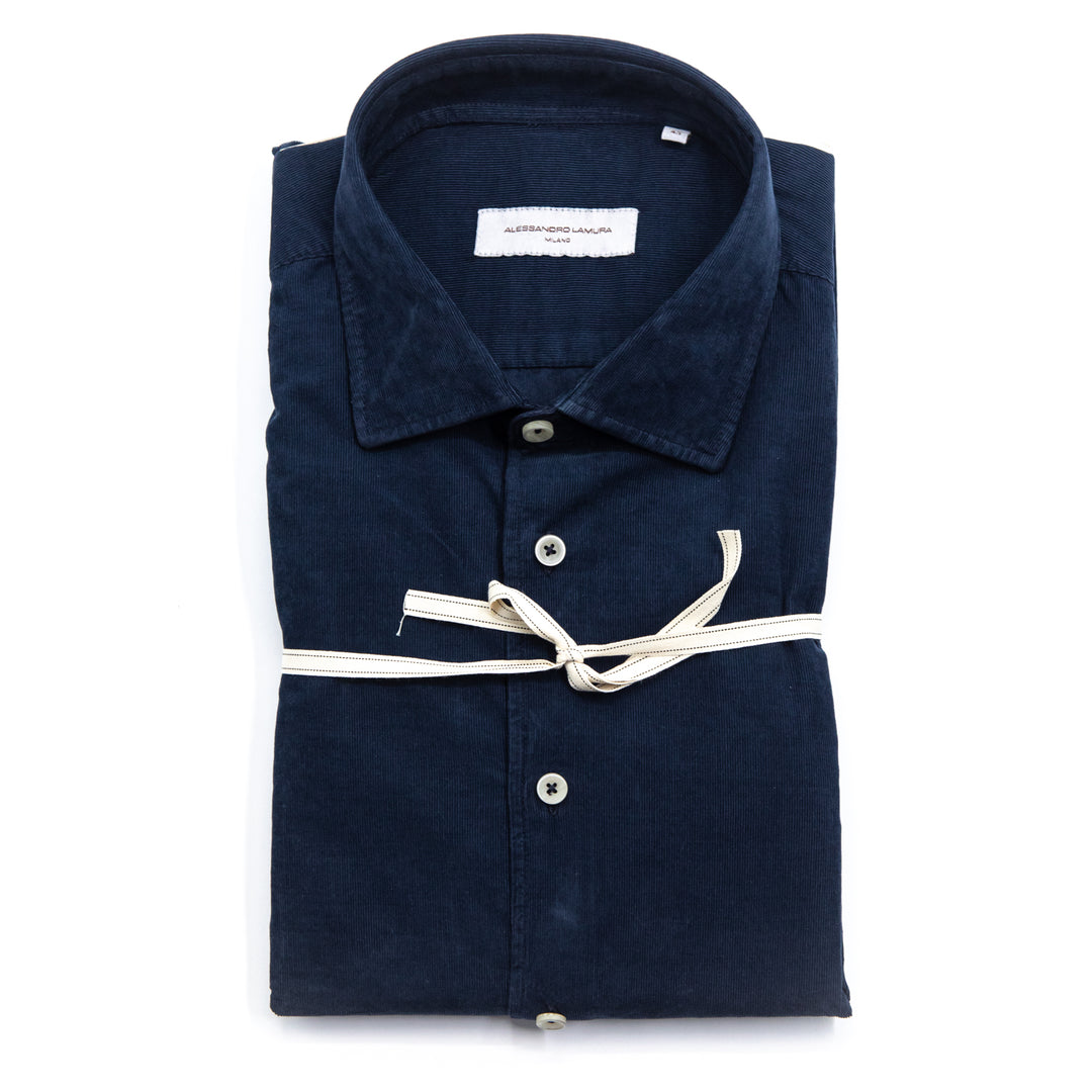 Navy Corduroy Shirt