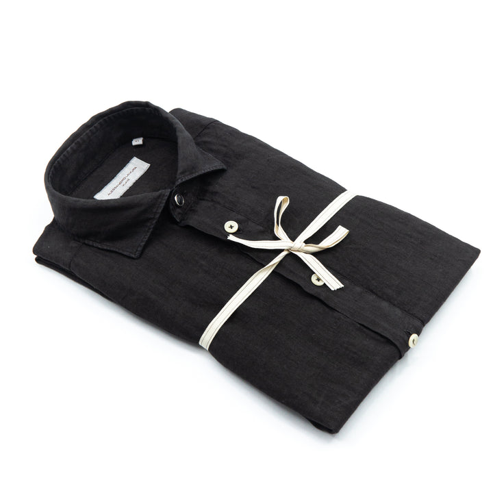 Linen Black Shirt