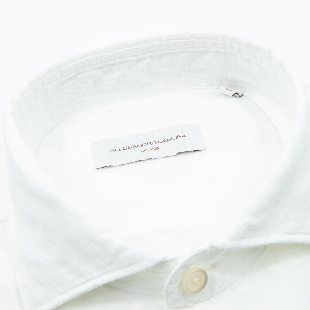 Cream Linen Shirt