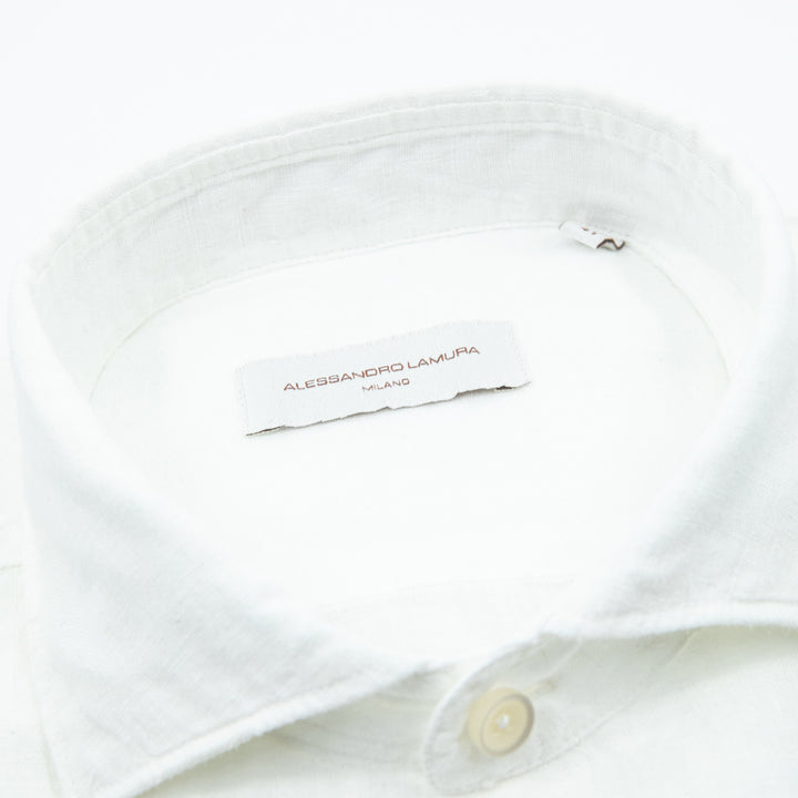 Cream Linen Shirt