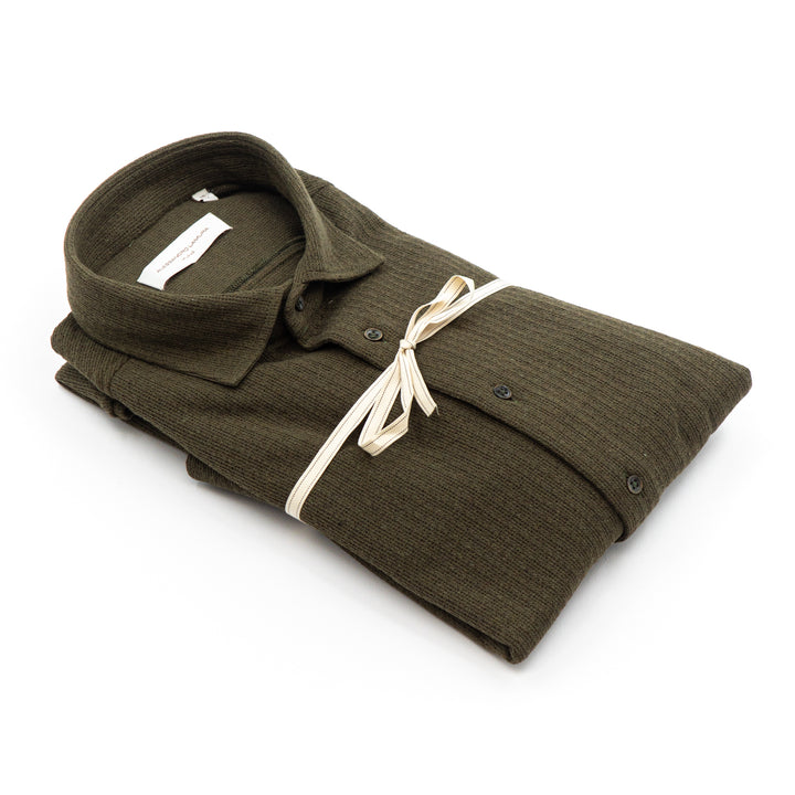 Camicia in Maglia Verde Militare