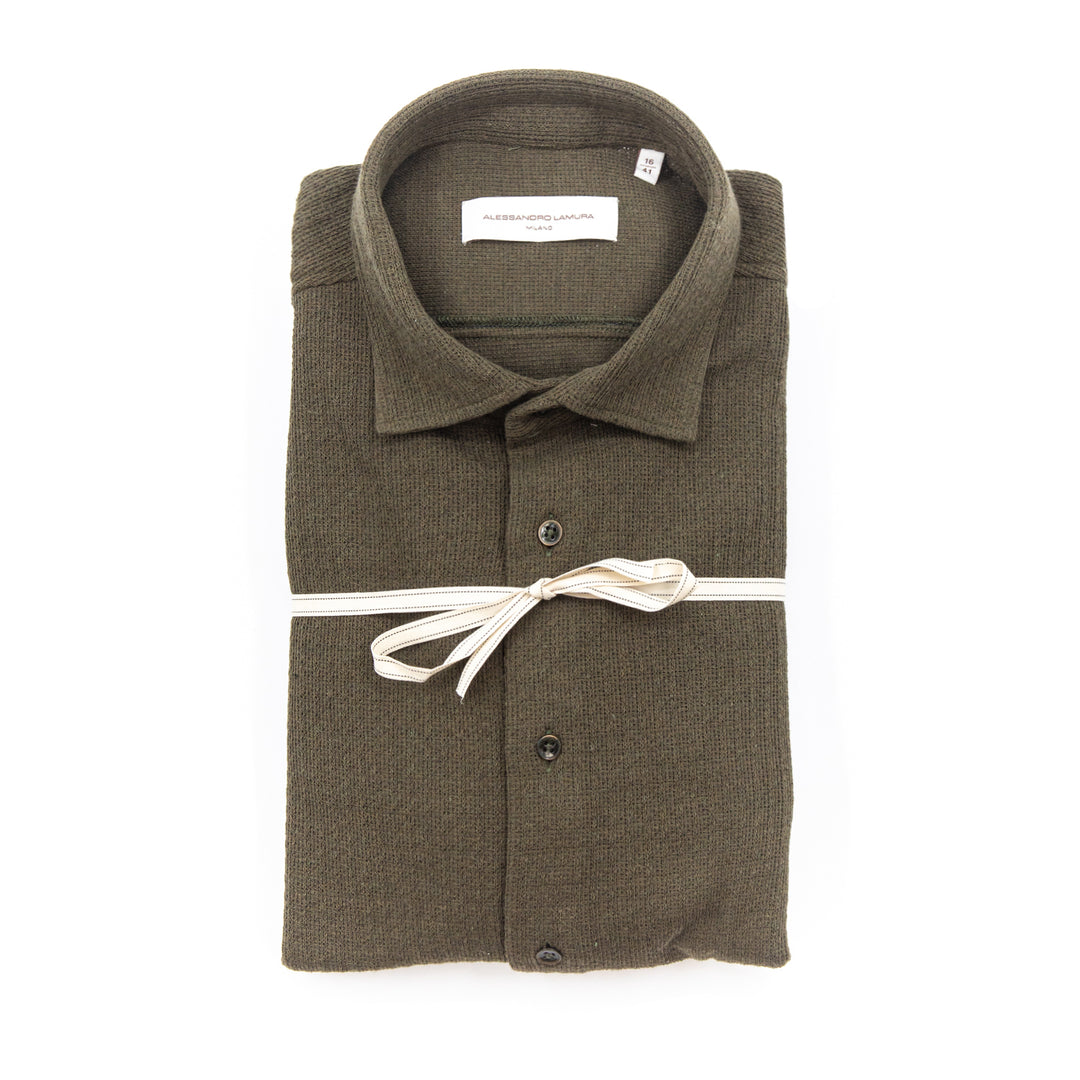 Camicia in Maglia Verde Militare