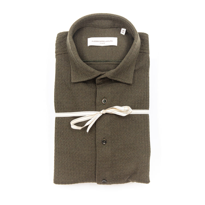 Camicia in Maglia Verde Militare