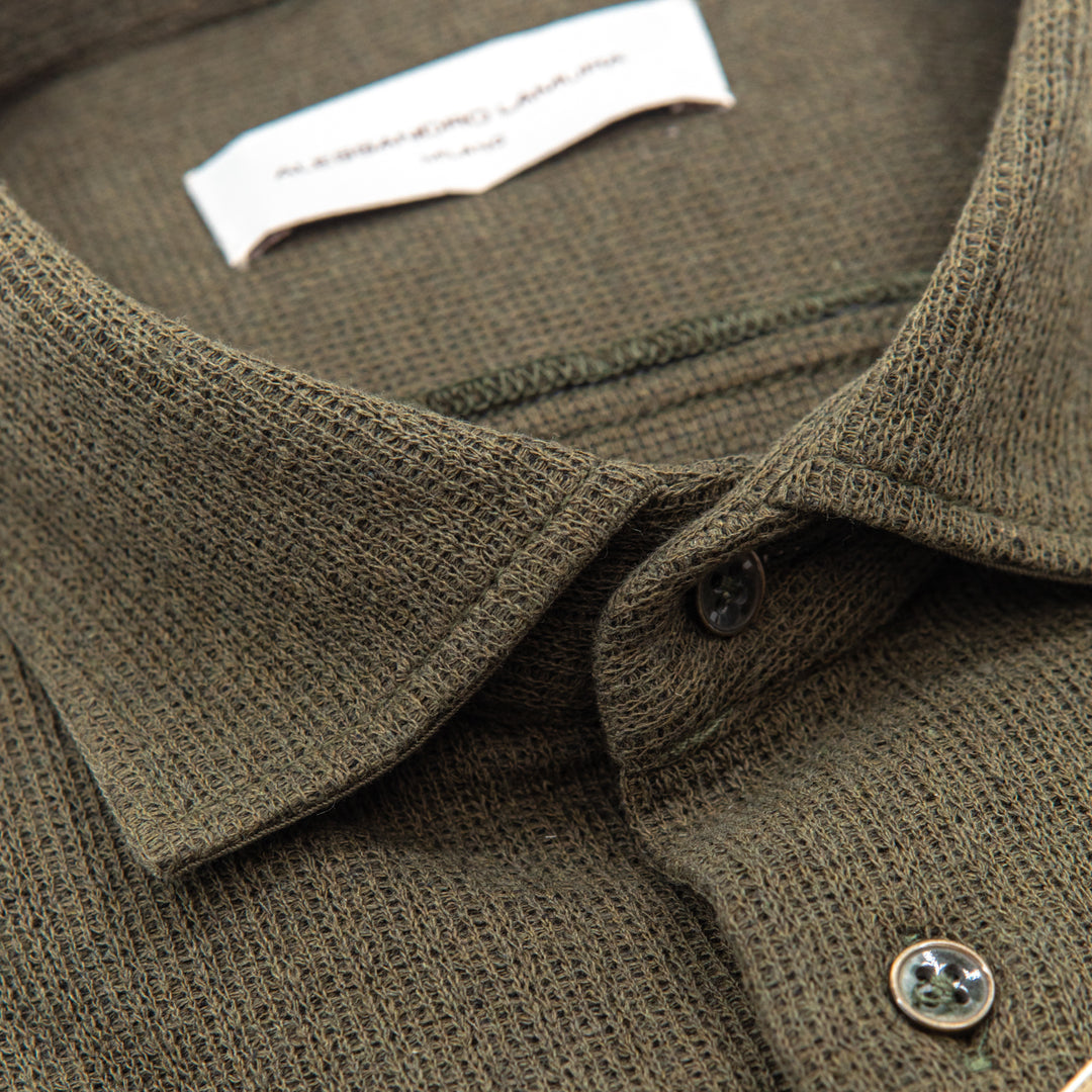 Camicia in Maglia Verde Militare