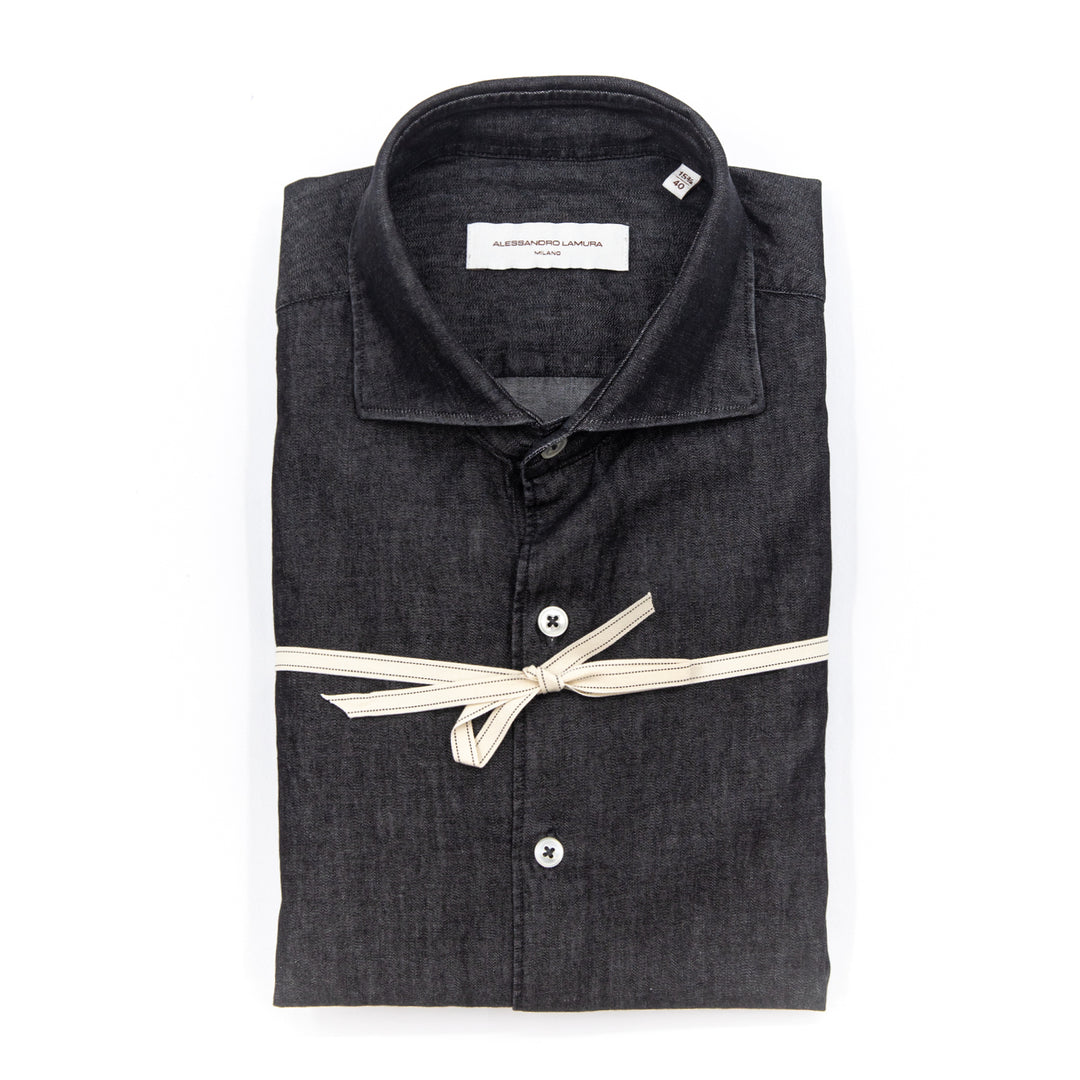 Camicia Denim Nera