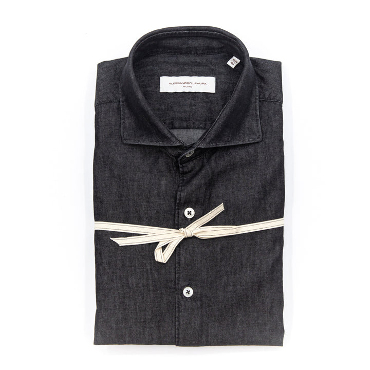 Camicia Denim Nera
