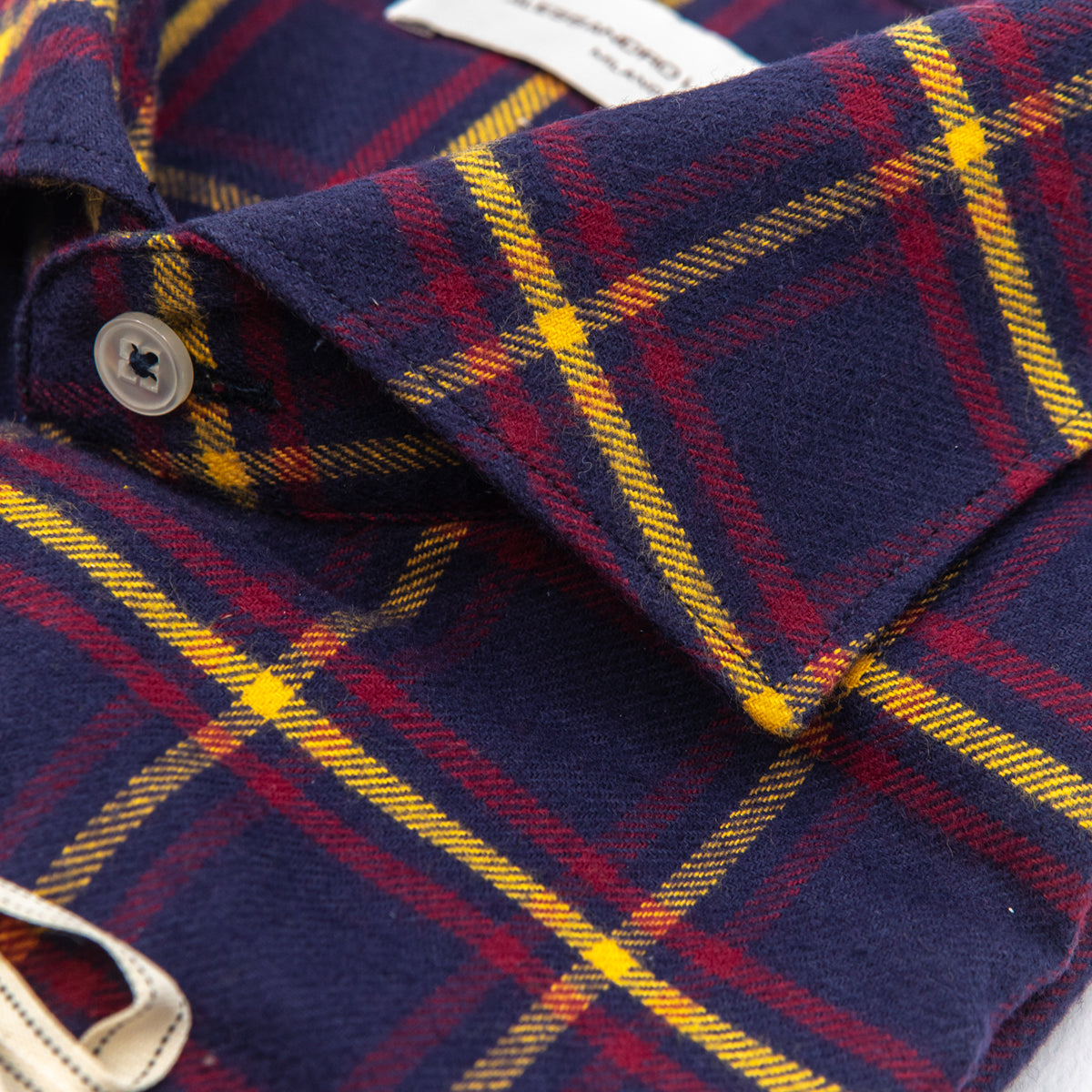 Blue Burgundy Plaid Shirt