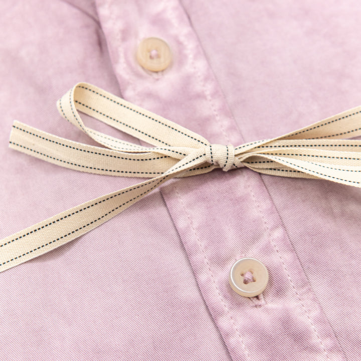 Camicia Rosa Lavata Effetto Vintage