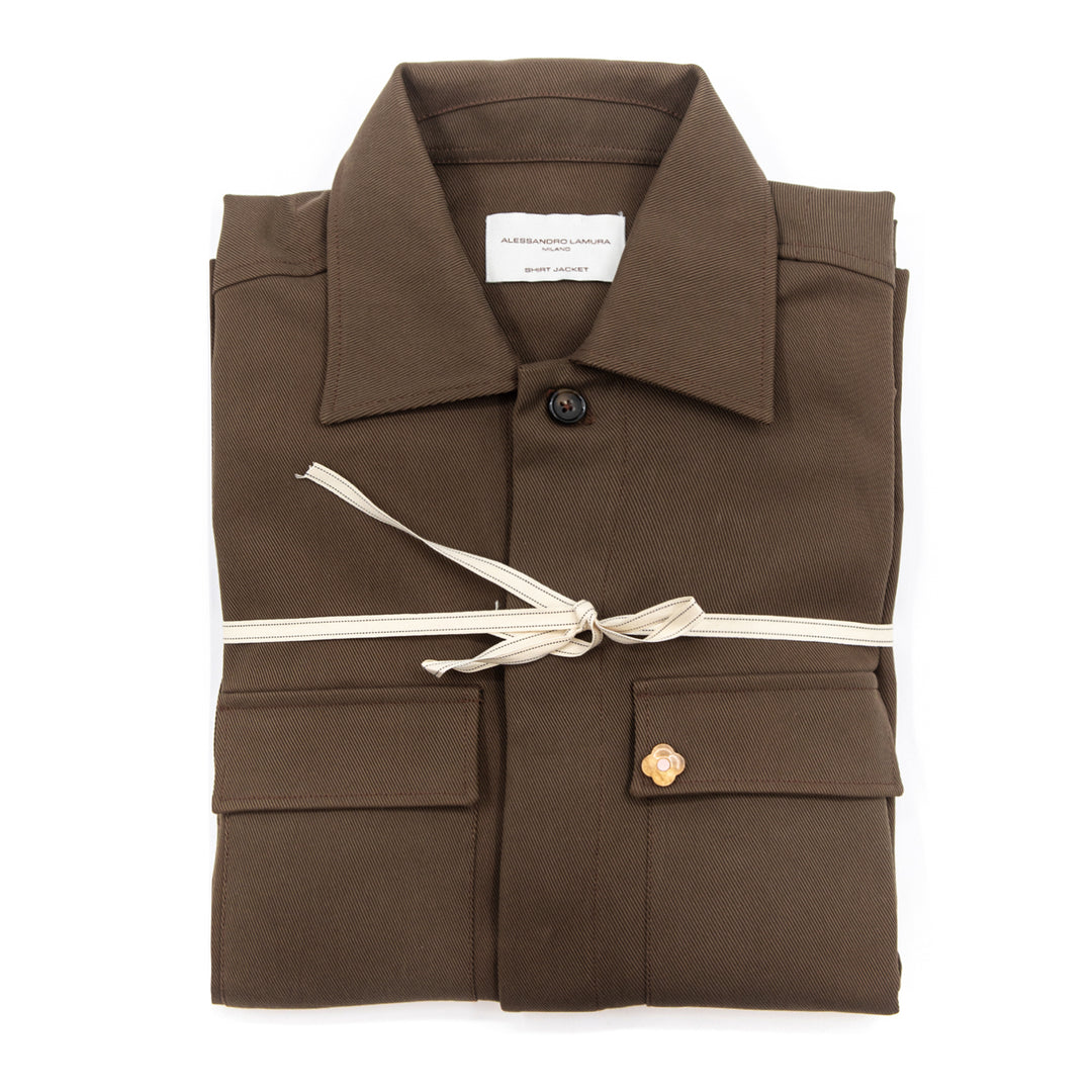 Overshirt Marrone