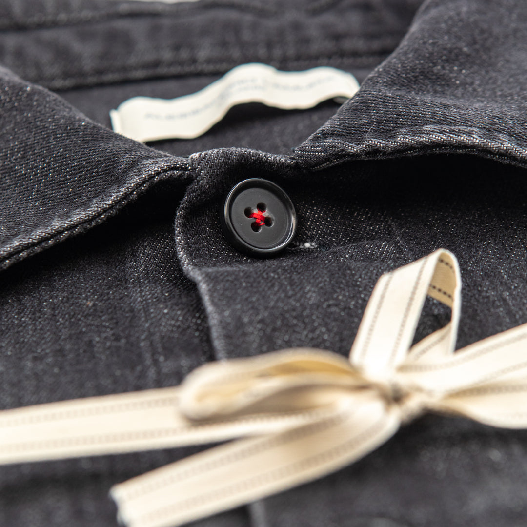 Shirt Jacket in denim nero washed