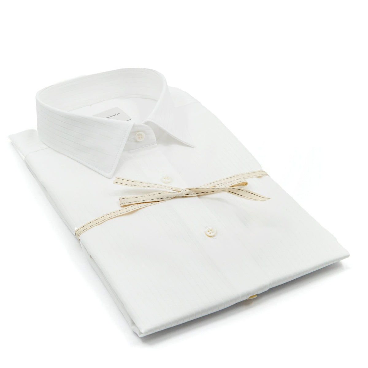 Camicia Bianca Sartoriale in Cotone con Collo Classico
