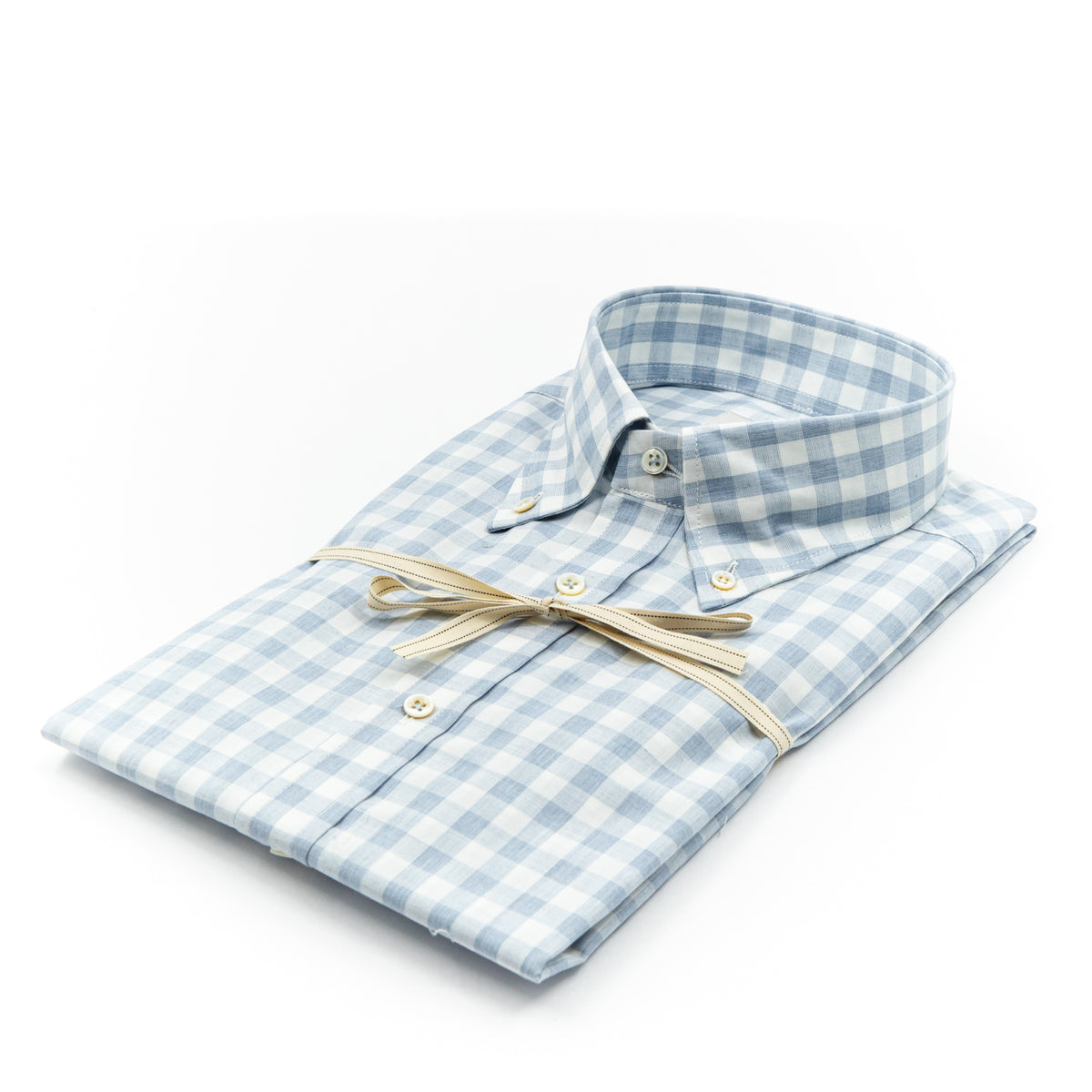 Camicia a Quadri Azzurri e Bianchi