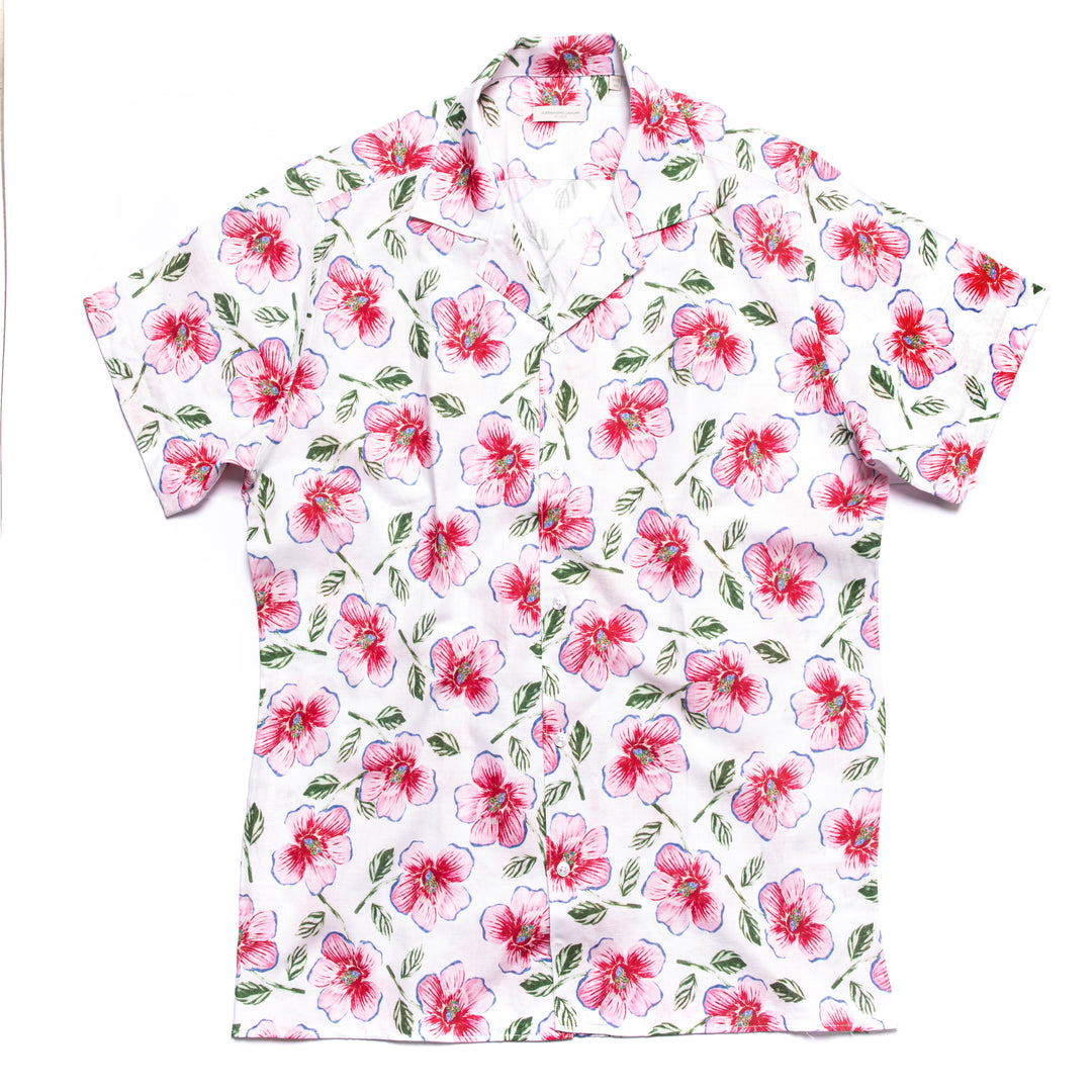Camicia con Stampa Floreale mezza manica