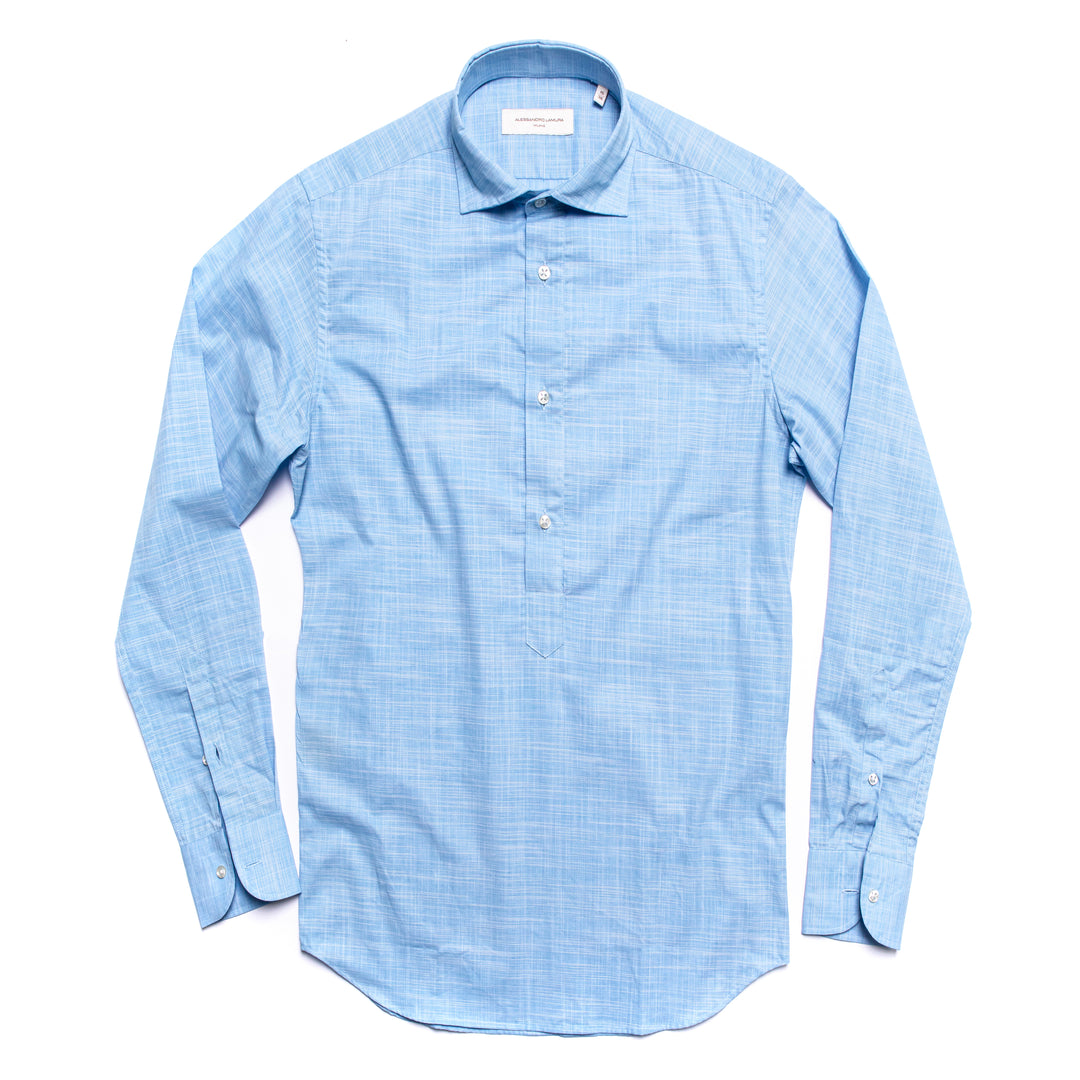 Camicia Azzurra in Cotone