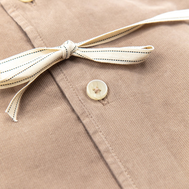 Camicia Tinta Unita Tortora