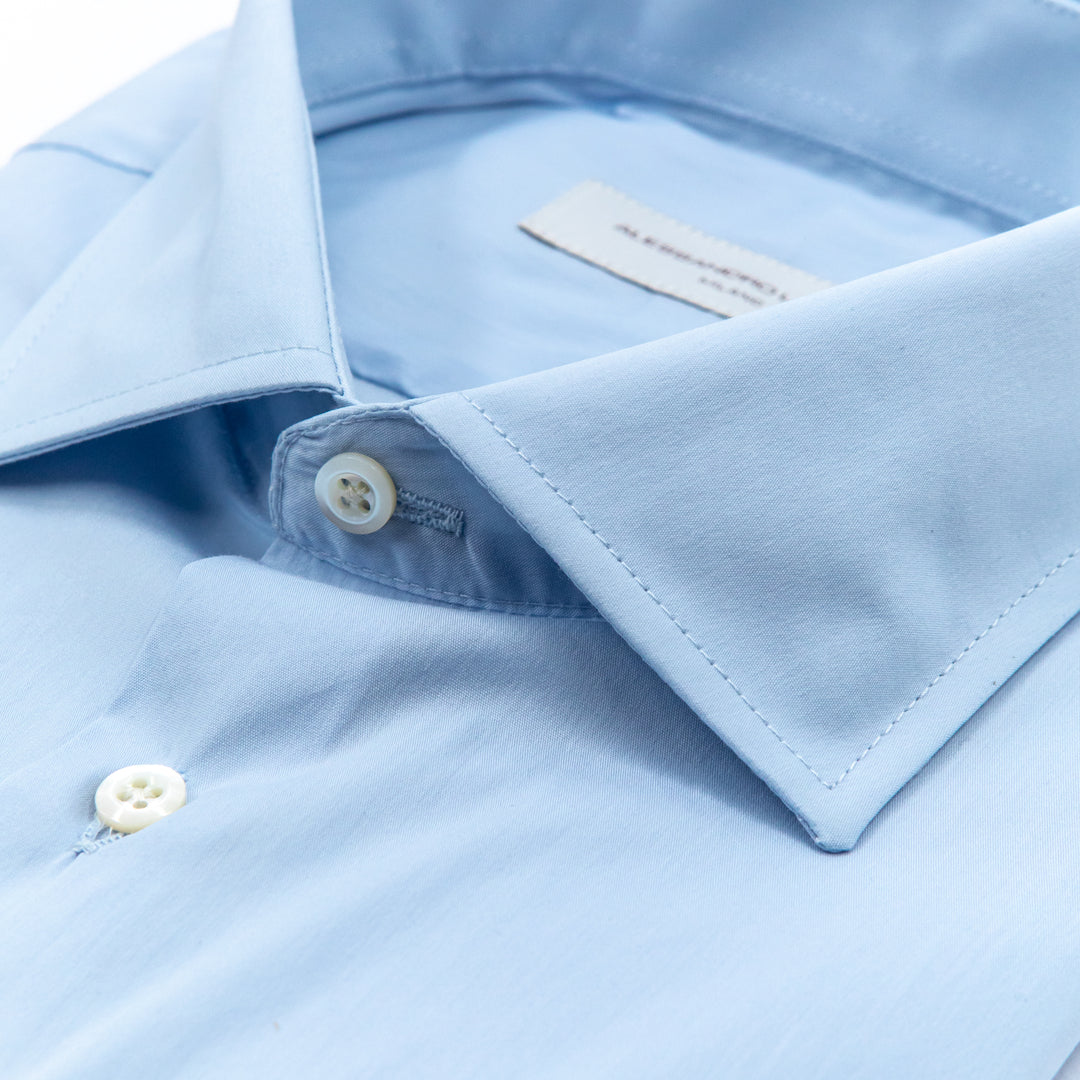 Camicia Celeste Tinta Unita