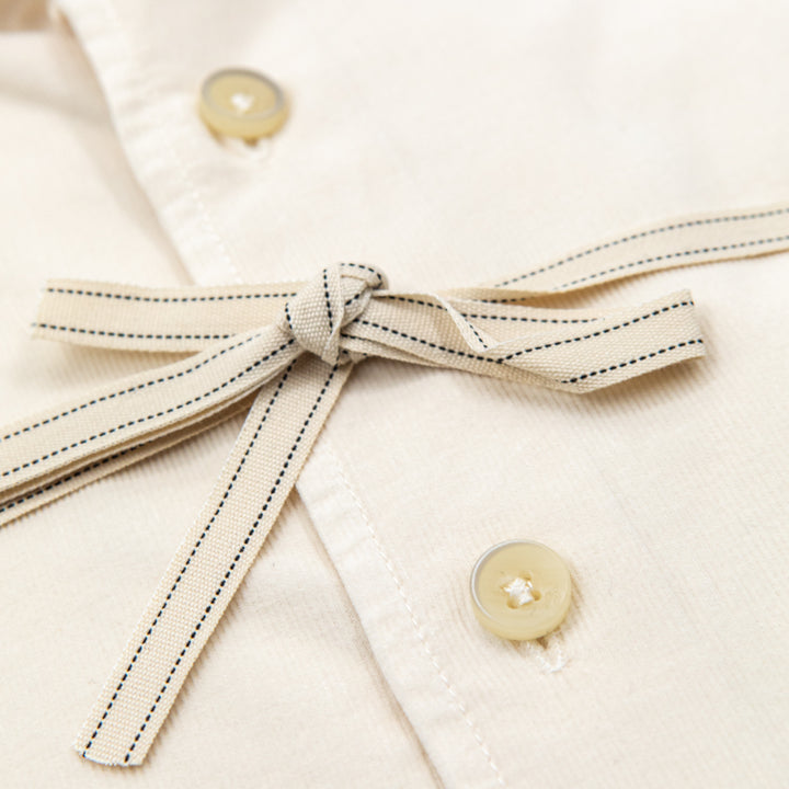 Camicia Velluto a Coste Panna