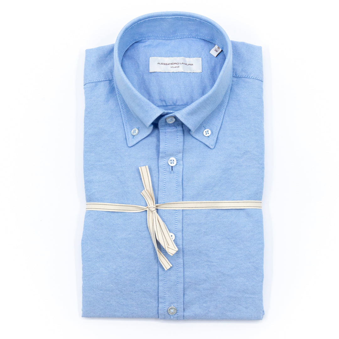 Camicia Oxford Azzurra Button-Down