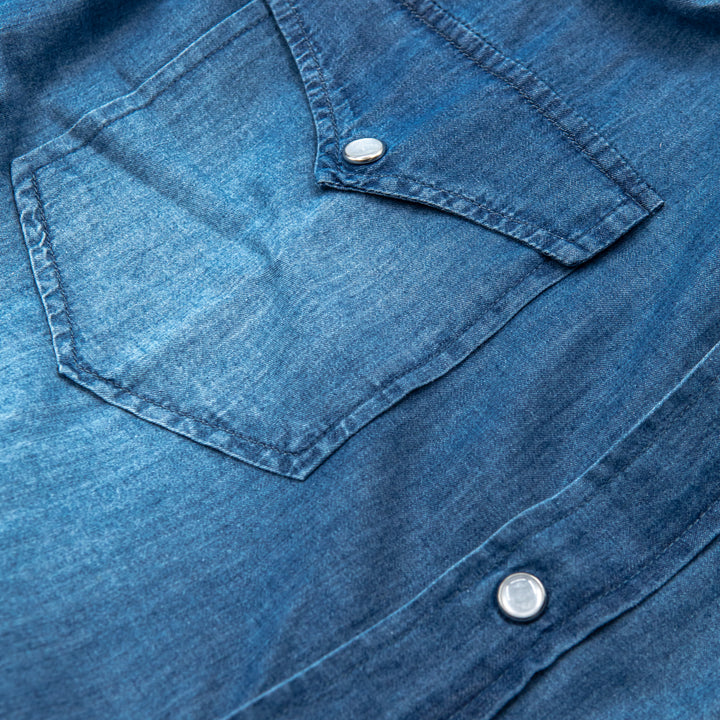 Camicia in Denim Azzurro