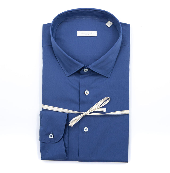 White Shirt Embroidered with Black Floral Details