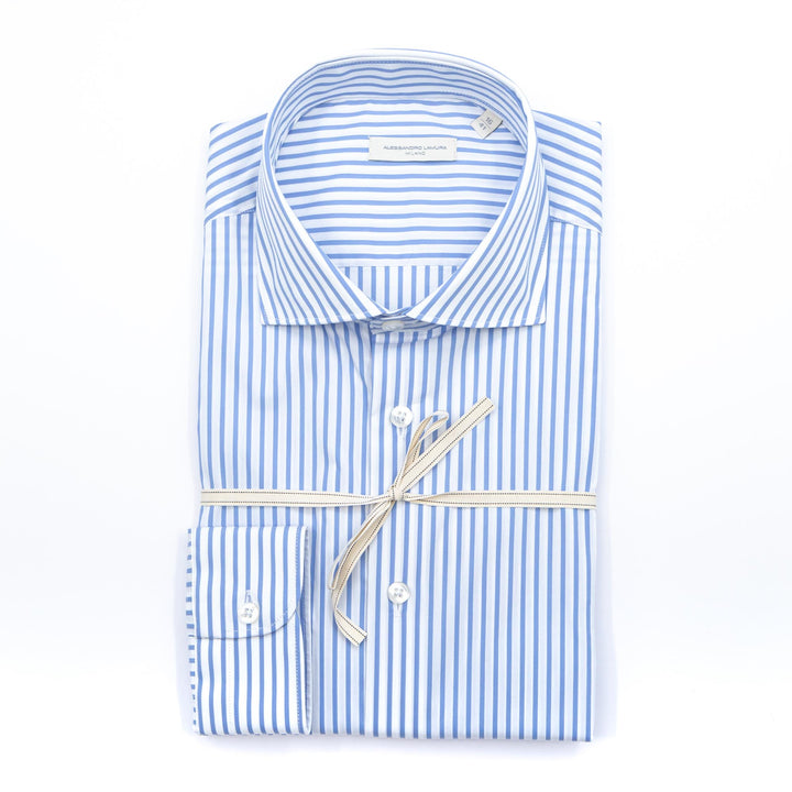 White Shirt Embroidered with Black Floral Details
