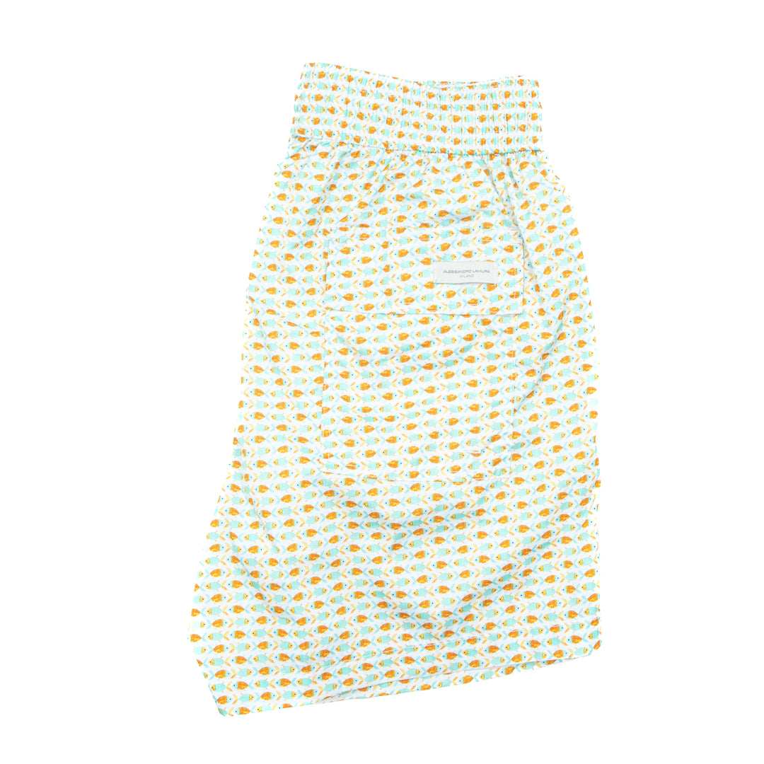 Costume stampa astratta multicolore